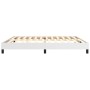 Estructura de cama de cuero sintético blanco 200x200 cm de vidaXL, Camas y somieres - Ref: Foro24-3120719, Precio: 117,58 €, ...