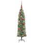 Árbol Navideño Artificial Delgado con 150 LED Verde y 120 cm en Decoración Festiva y Estacional | Comprar online en Foru.es