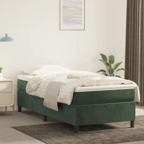 Green velvet bed frame 80x200 cm by vidaXL, Beds and slatted bases - Ref: Foro24-3121087, Price: 82,92 €, Discount: %