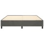 Estructura de cama de terciopelo gris oscuro 160x200 cm de vidaXL, Camas y somieres - Ref: Foro24-3121127, Precio: 120,10 €, ...