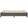 Estructura de cama de terciopelo gris oscuro 160x200 cm de vidaXL, Camas y somieres - Ref: Foro24-3121127, Precio: 117,18 €, ...