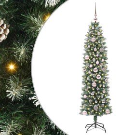 Árbol Navideño Artificial Delgado con 150 LED Verde y 150 cm en Decoración Festiva y Estacional | Comprar online en Foru.es