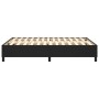 Estructura de cama de cuero sintético negro 140x200 cm de vidaXL, Camas y somieres - Ref: Foro24-3121047, Precio: 108,15 €, D...