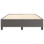Estructura de cama de cuero sintético gris 140x190 cm de vidaXL, Camas y somieres - Ref: Foro24-3121045, Precio: 120,19 €, De...
