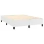 Estructura de cama de cuero sintético blanco 140x200 cm de vidaXL, Camas y somieres - Ref: Foro24-3121048, Precio: 107,84 €, ...