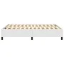 Estructura de cama de cuero sintético blanco 140x200 cm de vidaXL, Camas y somieres - Ref: Foro24-3121048, Precio: 107,84 €, ...
