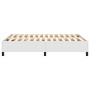 Estructura de cama de cuero sintético blanco 140x200 cm de vidaXL, Camas y somieres - Ref: Foro24-3121048, Precio: 109,64 €, ...