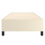 Estructura de cama box spring cuero sintético crema 100x200 cm de vidaXL, Camas y somieres - Ref: Foro24-3121031, Precio: 75,...