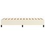 Estructura de cama box spring cuero sintético crema 100x200 cm de vidaXL, Camas y somieres - Ref: Foro24-3121031, Precio: 75,...