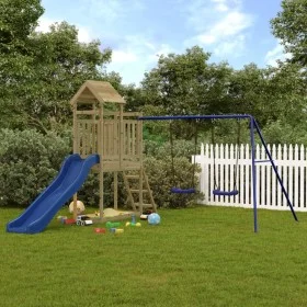 Parque infantil de exterior madera de pino impregnada de vidaXL, Columpios y estructuras de juegos - Ref: Foro24-3155881, Pre...