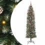 Árbol Navideño Artificial Delgado con 300 LED Verde y 210 cm en Decoración Festiva y Estacional | Comprar online en Foru.es