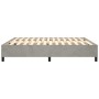 Estructura de cama de terciopelo gris claro 180x200 cm de vidaXL, Camas y somieres - Ref: Foro24-3121138, Precio: 137,49 €, D...
