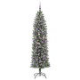 Árbol Navideño Artificial Delgado con 300 LED Verde y 210 cm en Decoración Festiva y Estacional | Comprar online en Foru.es