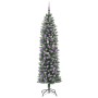Árbol Navideño Artificial Delgado con 300 LED Verde y 210 cm en Decoración Festiva y Estacional | Comprar online en Foru.es
