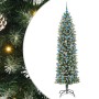 Árbol Navideño Artificial Delgado con 300 LED Verde y 210 cm en Decoración Festiva y Estacional | Comprar online en Foru.es