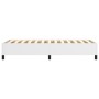 Estructura de cama cuero sintético blanco 90x190 cm de vidaXL, Camas y somieres - Ref: Foro24-3121018, Precio: 102,63 €, Desc...