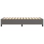 Estructura de cama cuero sintético gris 90x190 cm de vidaXL, Camas y somieres - Ref: Foro24-3121021, Precio: 96,58 €, Descuen...