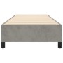 Estructura de cama de terciopelo gris claro 90x200 cm de vidaXL, Camas y somieres - Ref: Foro24-3121096, Precio: 92,75 €, Des...