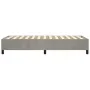 Estructura de cama de terciopelo gris claro 90x200 cm de vidaXL, Camas y somieres - Ref: Foro24-3121096, Precio: 80,34 €, Des...