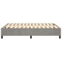 Estructura de cama de terciopelo gris claro 140x200 cm de vidaXL, Camas y somieres - Ref: Foro24-3121120, Precio: 109,18 €, D...