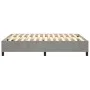 Estructura de cama de terciopelo gris claro 140x200 cm de vidaXL, Camas y somieres - Ref: Foro24-3121120, Precio: 107,93 €, D...
