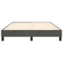 Estructura de cama de terciopelo gris oscuro 140x190 cm de vidaXL, Camas y somieres - Ref: Foro24-3120767, Precio: 97,16 €, D...
