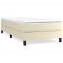 Estructura de cama box spring cuero sintético crema 80x200 cm de vidaXL, Camas y somieres - Ref: Foro24-3120666, Precio: 75,8...