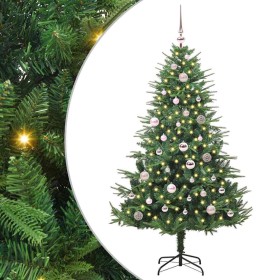 Árbol de Navidad artificial preiluminado con juego de bolas en Decoración Festiva y Estacional | Comprar online en Foru.es