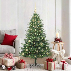 Árbol de Navidad artificial preiluminado con juego de bolas en Decoración Festiva y Estacional | Comprar online en Foru.es