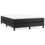 Estructura de cama de cuero sintético negro 140x200 cm de vidaXL, Camas y somieres - Ref: Foro24-3120700, Precio: 99,74 €, De...