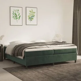 Green velvet bed frame 200x200 cm by vidaXL, Beds and slatted bases - Ref: Foro24-3121141, Price: 134,20 €, Discount: %