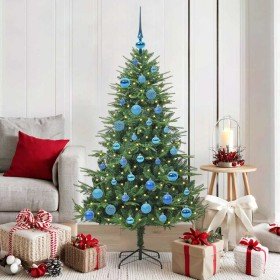 Árbol de Navidad artificial preiluminado con juego de bolas en Decoración Festiva y Estacional | Comprar online en Foru.es