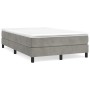 Estructura de cama de terciopelo gris claro 120x200 cm de vidaXL, Camas y somieres - Ref: Foro24-3120760, Precio: 99,58 €, De...