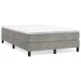 Estructura de cama de terciopelo gris claro 120x200 cm de vidaXL, Camas y somieres - Ref: Foro24-3120760, Precio: 96,95 €, De...