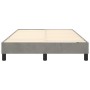 Estructura de cama de terciopelo gris claro 120x200 cm de vidaXL, Camas y somieres - Ref: Foro24-3120760, Precio: 99,58 €, De...