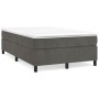 Estructura de cama de terciopelo gris oscuro 120x200 cm de vidaXL, Camas y somieres - Ref: Foro24-3121109, Precio: 111,50 €, ...