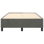 Estructura de cama de terciopelo gris oscuro 120x200 cm de vidaXL, Camas y somieres - Ref: Foro24-3121109, Precio: 111,50 €, ...
