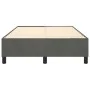 Estructura de cama de terciopelo gris oscuro 120x200 cm de vidaXL, Camas y somieres - Ref: Foro24-3121109, Precio: 116,92 €, ...