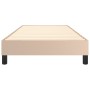 Estructura de cama cuero sintético color capuchino 90x190 cm de vidaXL, Camas y somieres - Ref: Foro24-3120675, Precio: 77,65...