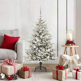 Árbol de Navidad artificial preiluminado con juego de bolas en Decoración Festiva y Estacional | Comprar online en Foru.es