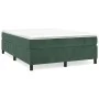 Estructura de cama de terciopelo verde 140x200 cm de vidaXL, Camas y somieres - Ref: Foro24-3121123, Precio: 119,84 €, Descue...