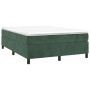 Estructura de cama de terciopelo verde 140x200 cm de vidaXL, Camas y somieres - Ref: Foro24-3121123, Precio: 115,08 €, Descue...