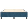 Estructura de cama de terciopelo azul 140x200 cm de vidaXL, Camas y somieres - Ref: Foro24-3121124, Precio: 124,85 €, Descuen...