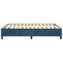 Estructura de cama de terciopelo azul 140x200 cm de vidaXL, Camas y somieres - Ref: Foro24-3121124, Precio: 124,85 €, Descuen...