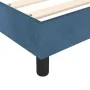 Estructura de cama de terciopelo azul 140x200 cm de vidaXL, Camas y somieres - Ref: Foro24-3121124, Precio: 119,98 €, Descuen...