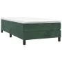 Estructura de cama de terciopelo verde 90x190 cm de vidaXL, Camas y somieres - Ref: Foro24-3120745, Precio: 82,80 €, Descuent...