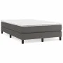 Estructura de cama de cuero sintético gris 120x200 cm de vidaXL, Camas y somieres - Ref: Foro24-3120692, Precio: 82,10 €, Des...