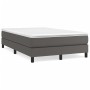 Estructura de cama de cuero sintético gris 120x200 cm de vidaXL, Camas y somieres - Ref: Foro24-3120692, Precio: 99,46 €, Des...