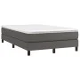 Estructura de cama de cuero sintético gris 120x200 cm de vidaXL, Camas y somieres - Ref: Foro24-3120692, Precio: 82,10 €, Des...
