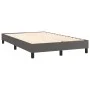 Estructura de cama de cuero sintético gris 120x200 cm de vidaXL, Camas y somieres - Ref: Foro24-3120692, Precio: 82,10 €, Des...